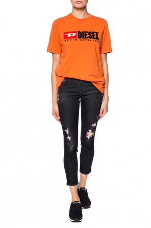 T-shirt with embroidered logo, zdjęcie 2 T-shirt with embroidered logo od Diesel